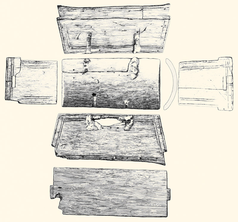 The Hedeby Sea Chest Archealogical Drawing
