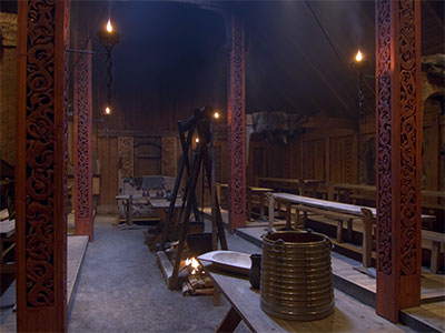 Viking banqueting hall