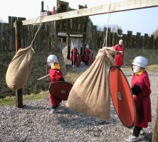Roman battle practice