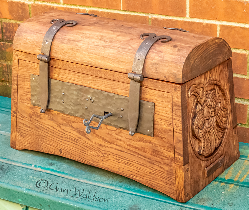 The Hedeby Sea Chest forms the basis of the Hárbarðr Casket. - Image copyrighted © Gary Waidson. All rights reserved.