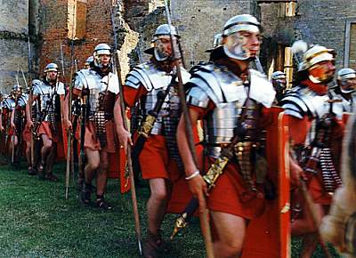 Roman Legionaries. The Legions of the Roman Army were the elite fighting force of their day.