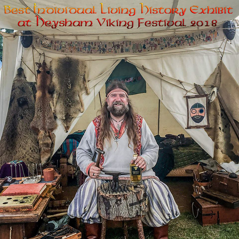 Best Living History Award at Heysham Viking Festival. Lore