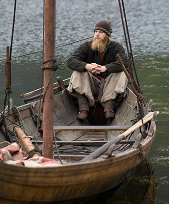Small  boats like this were propably quite common in the Viking Age