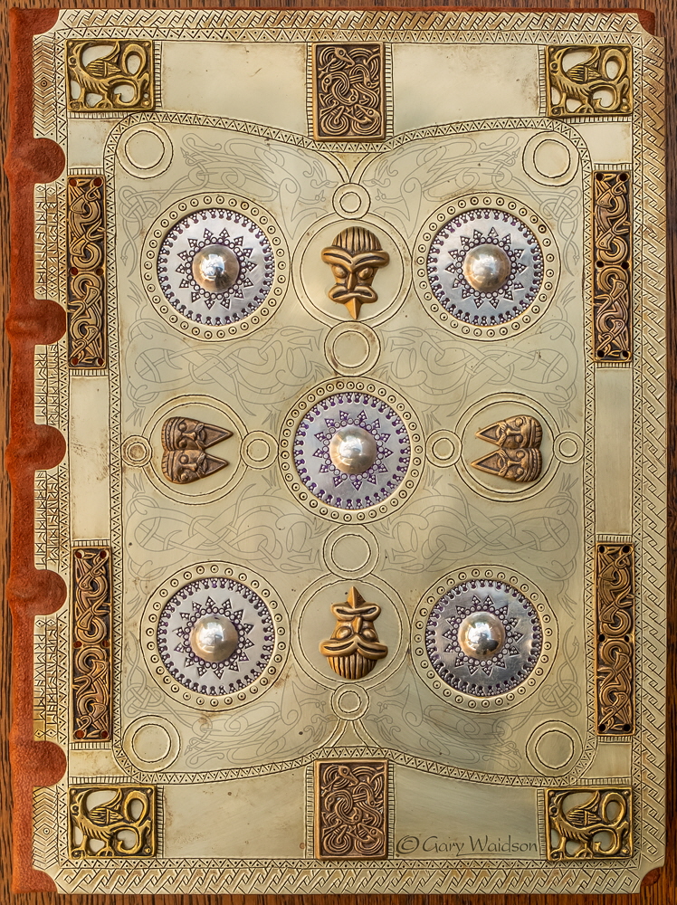 Design for cover of Beowulf "Manuscript"- Image copyrighted  Gary Waidson. All rights reserved.