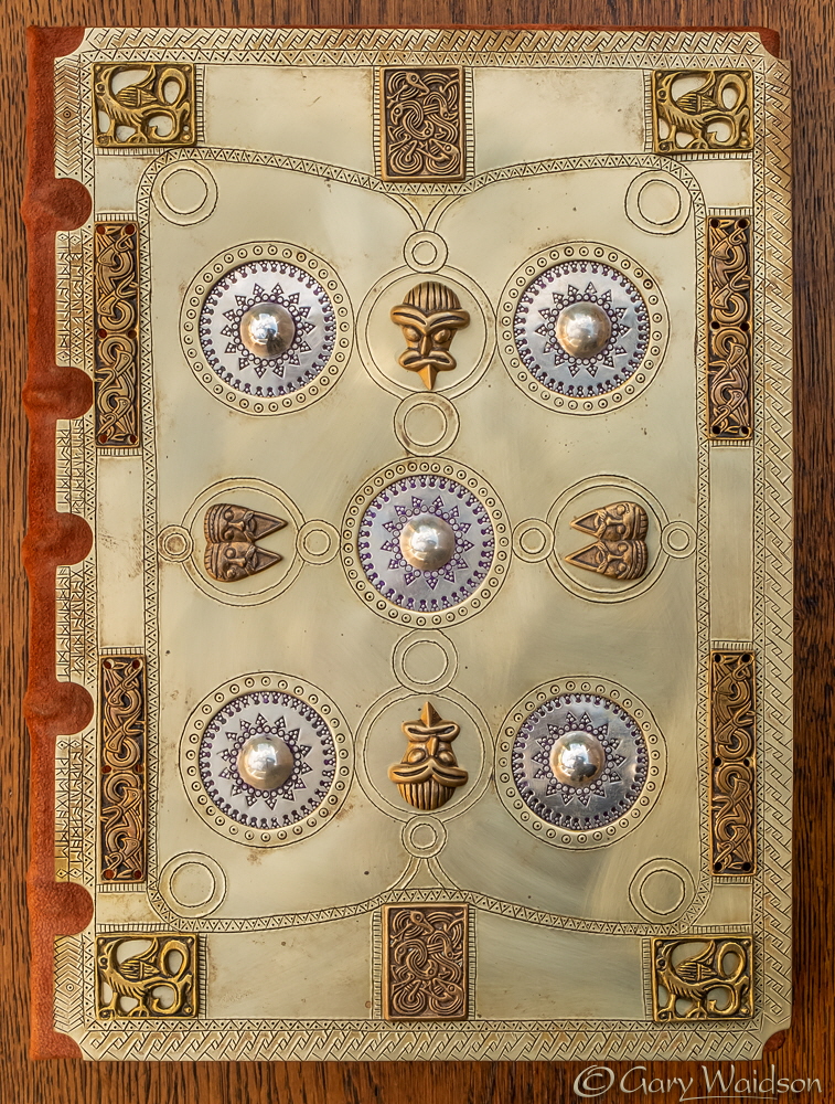 Progress shot for cover of Beowulf "Manuscript"- Image copyrighted  Gary Waidson. All rights reserved.