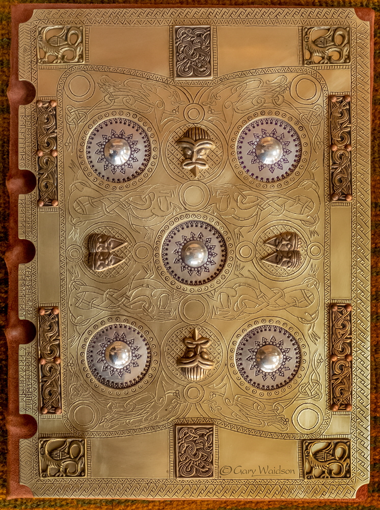 Progress shot for cover of Beowulf "Manuscript"- Image copyrighted  Gary Waidson. All rights reserved.