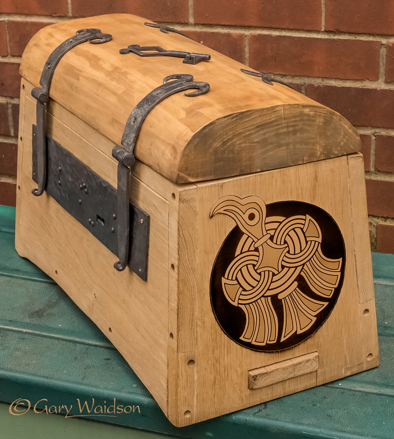 Hrbarr Casket -  Carving Design - Image copyrighted  Gary Waidson. All rights reserved.